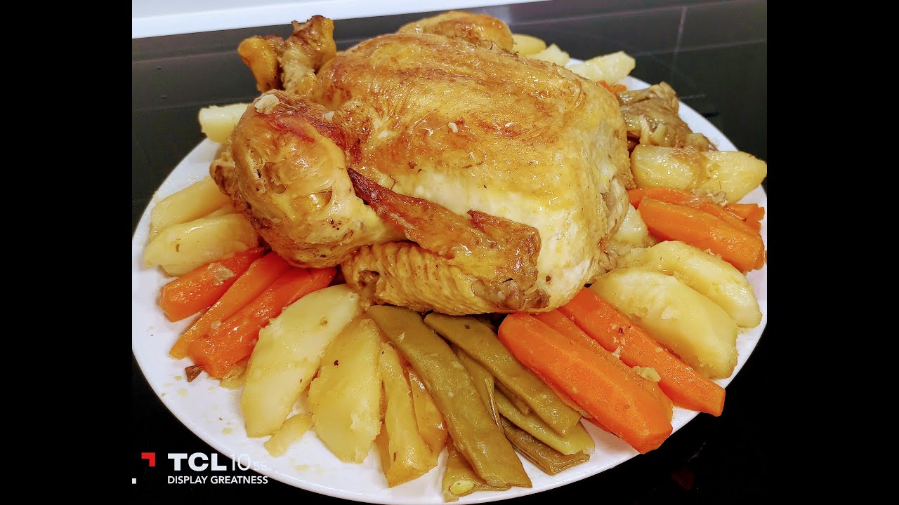 POLLO ASADO EN OLLA EXPRÉS, RÁPIDO, FÁCIL, EN TAN SOLO 30 MINUTOS!!