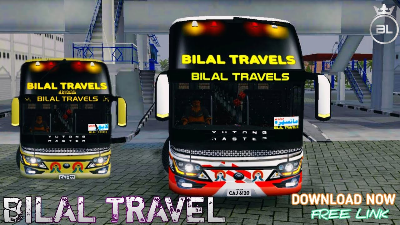 BILAL TRAVELS LIVERY PACK ll Yutong l BUSSID LEGENDS l 2023 Latest Model l BL🇵🇰 #Bussidlegends