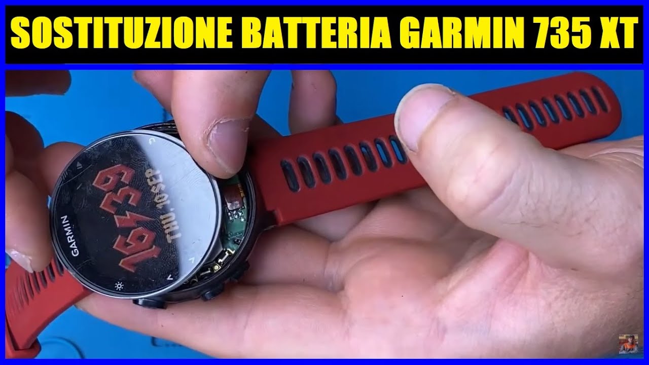 Garmin Forerunner 735 xt - Sostituzione batteria / Garmin Forerunner 735 xt battery replacement