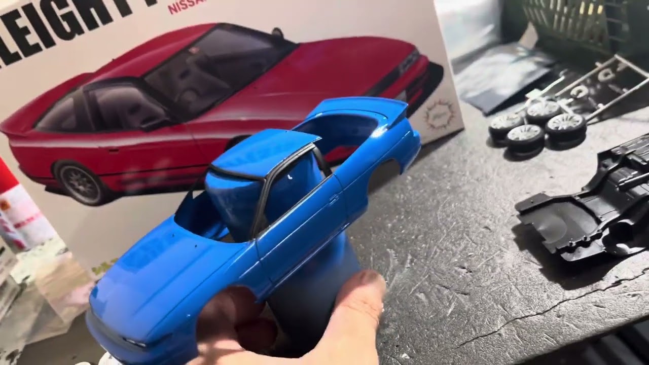 シルエイティ＆180sx のプラモデル 製作中‼️