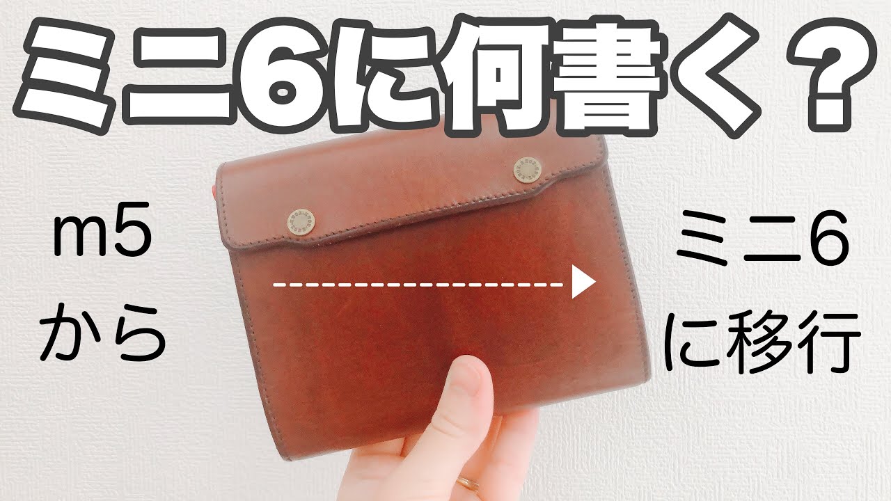 【メイン手帳】ミニ6に戻しました！色々ゆるりとお話ししました(パラパラも)(声有)