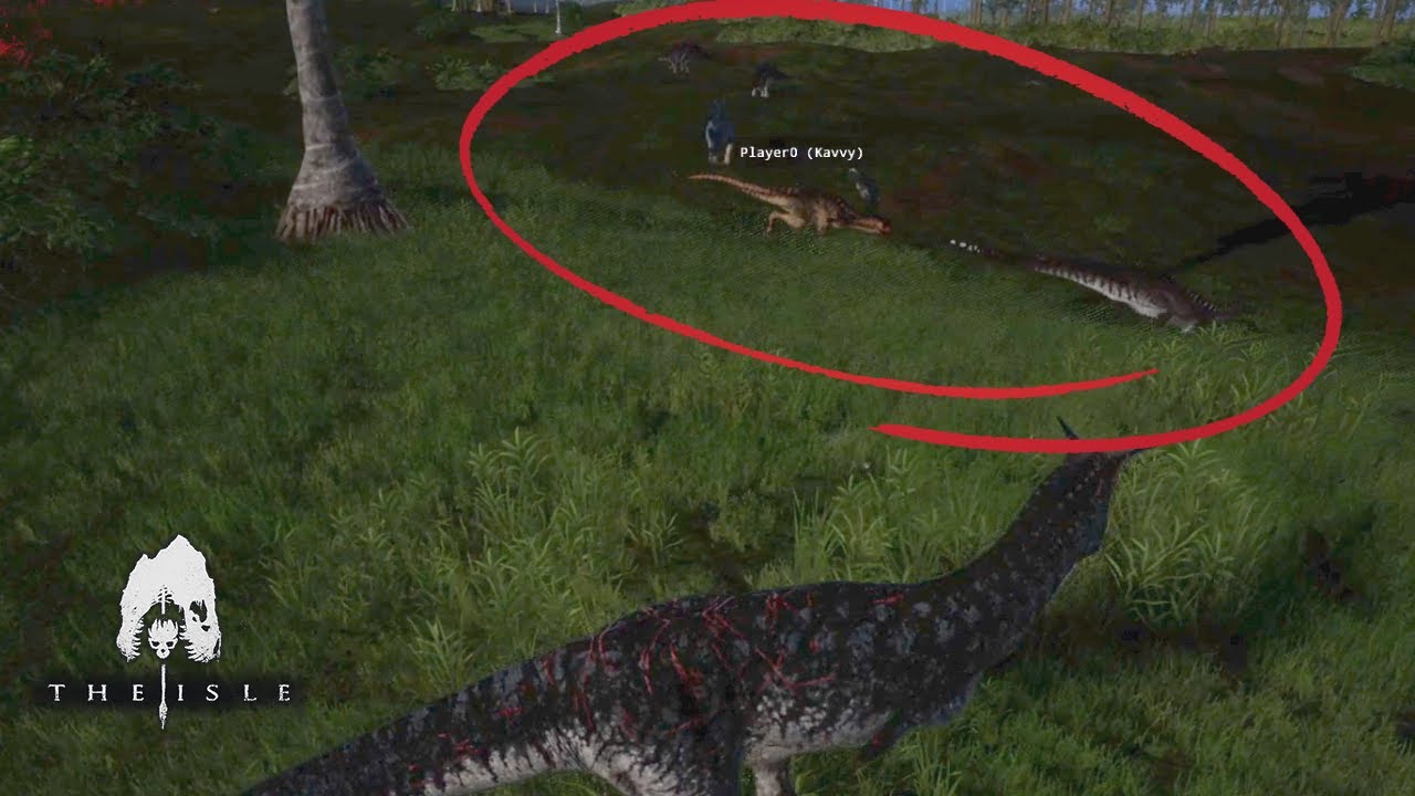 FIGHTING as a CARNOTAURUS - The Isle EVRIMA Feat. Player0
