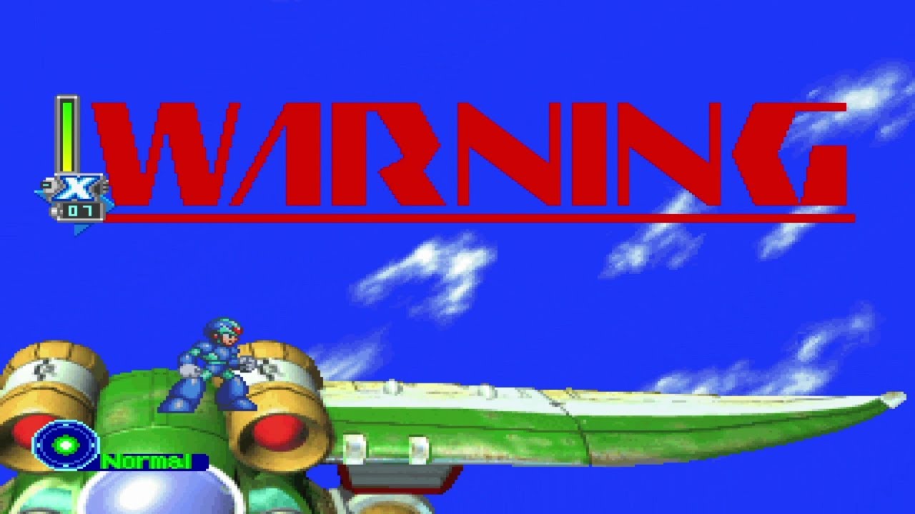 All Megaman WARNING Screens