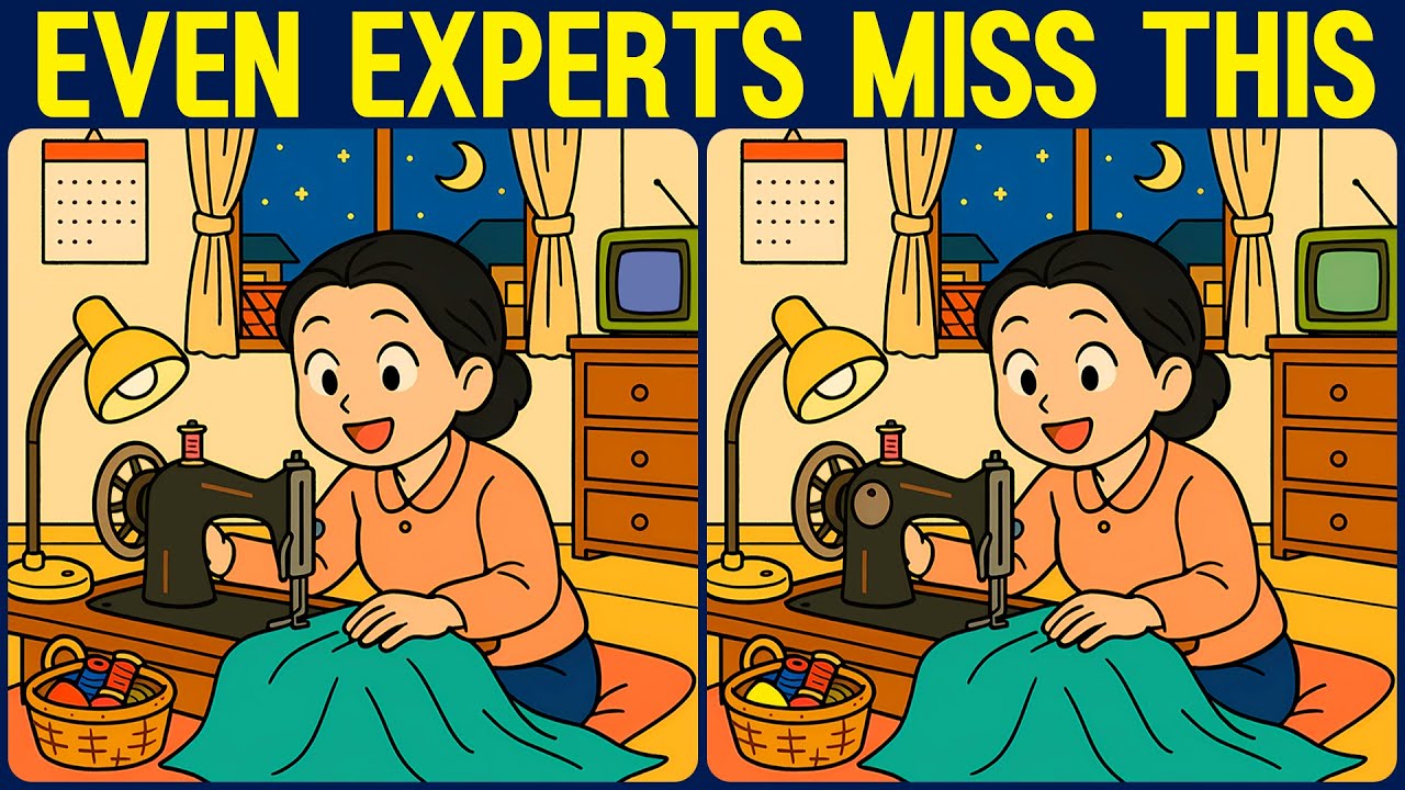 [Spot the Difference Brain Training] Can you spot what so many people are missing?