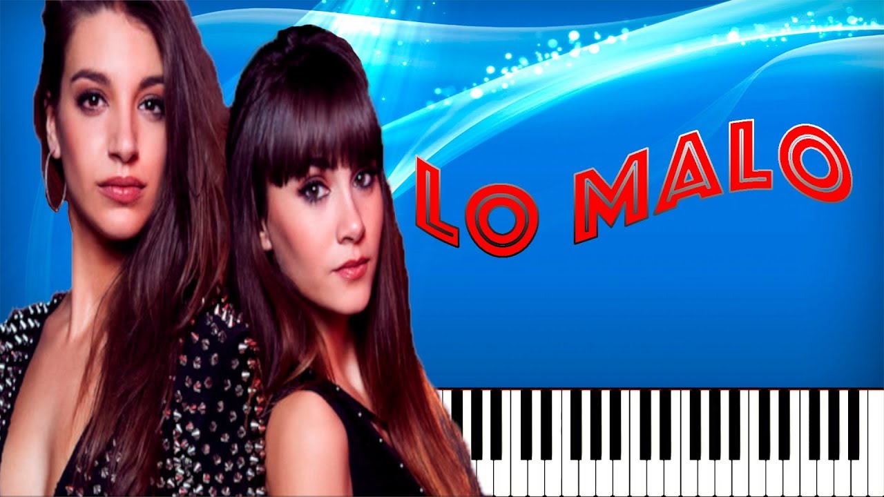 Lo Malo - Aitana y Ana Guerra (Tutorial Piano Midi Partitura Gratis)
