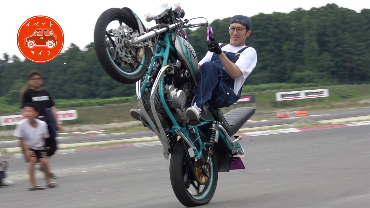4K ウィリー界の強者ココに集結🎌✨ウィリー大会🔥 旧車會ミーティング 〜乱〜 プロジェクト乱