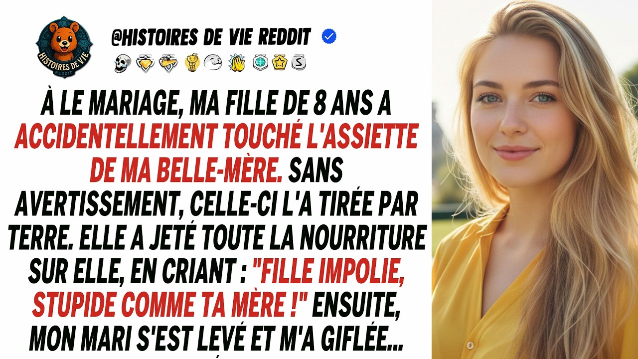 Ma belle-mère a jeté de la nourriture sur ma fille devant 200 invités. J'ai alors saisi...