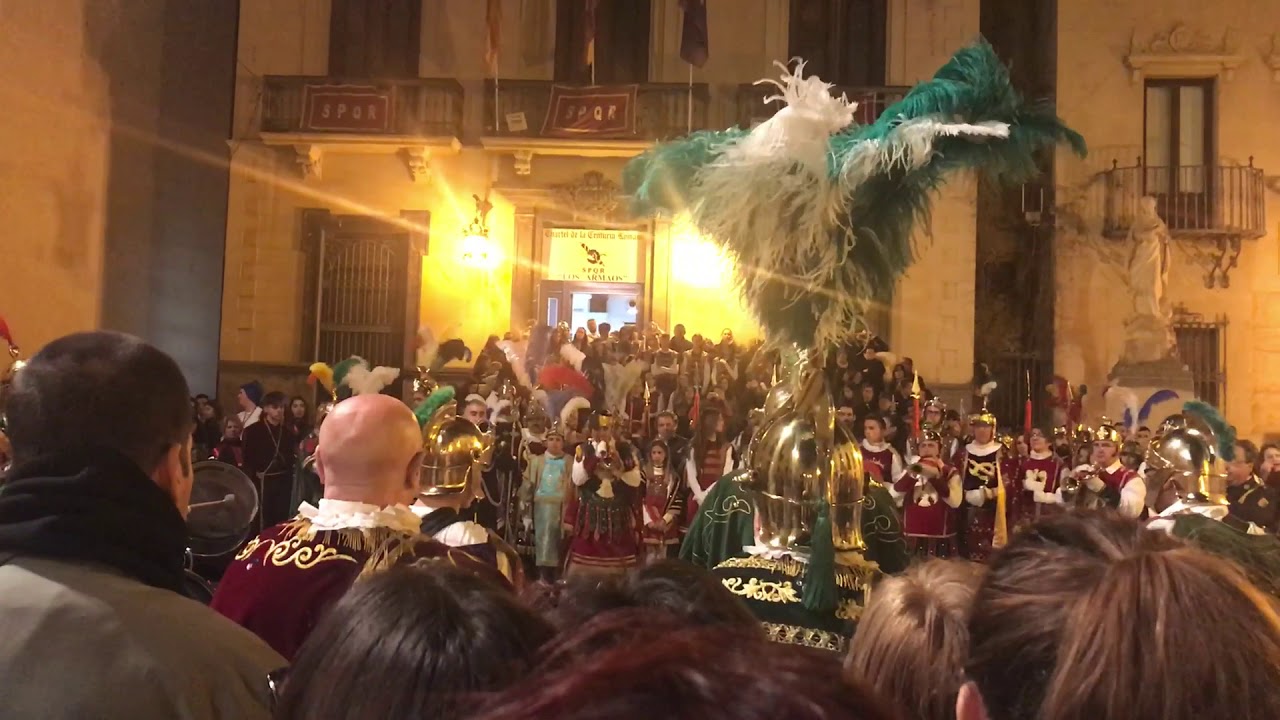 TOQUE ESPECIAL DE LA BANDA DE CORNETAS Y TAMBORES DE LOS ARMAOS DE ORIHUELA 2018 centuria Romana