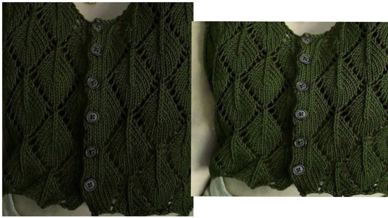 लेडीज स्वेटर न्यू डिजाइन/new ladies cardigan design/simple sweater design#jali wala sweater design