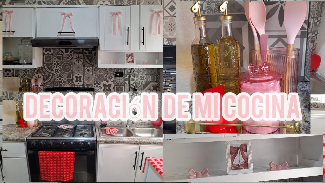 🎀 DECORACIÓN DE MI COCINA SAN VALENTIN🎀💖❤️ 2026 DECORACIÓN SAN VALENTIN 2026🎀💖