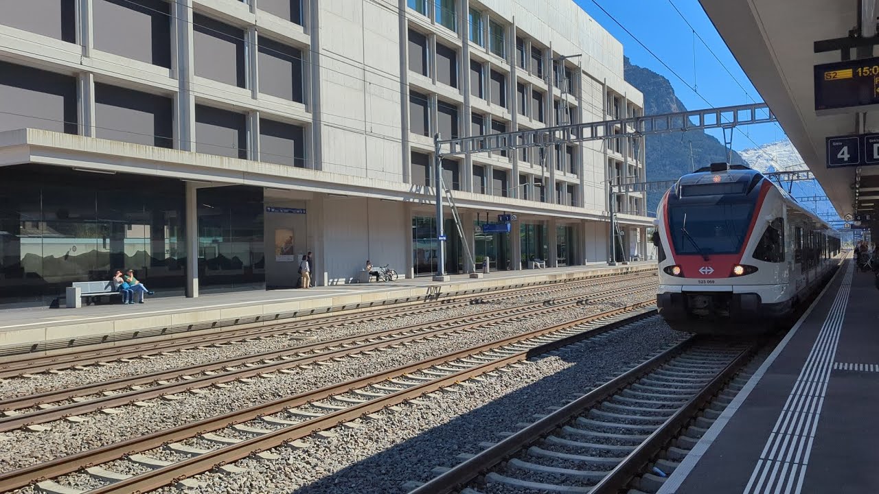 Der Kantons Bahnhof Uri in Altdorf