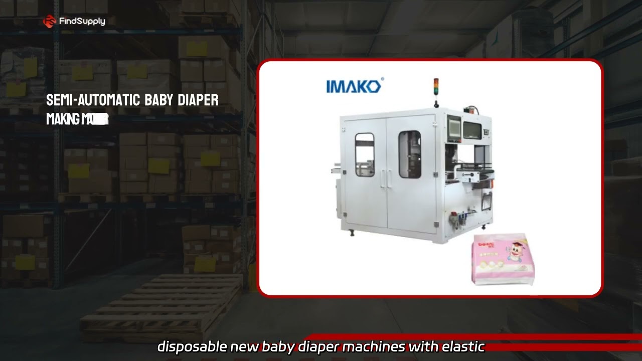 High-Speed Automatic Adult Baby Nappy Diaper Making Machine Price from China Manufacturer