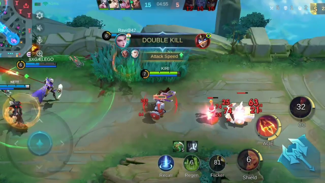 EPIC COME BACK VICTORY IN MOBA LEGENDS BANG BANG (HANABI) #MLBB