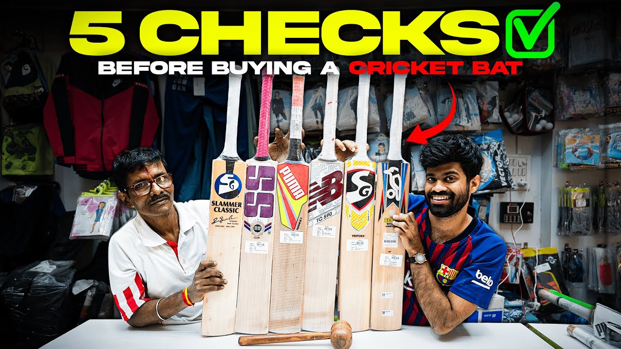 5 Things to Check BEFORE Buying a Cricket Bat !!