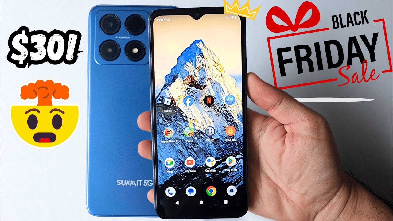 $30 Boost Summit 5G 64gb Android Smartphone Full Overview & Gameplay!