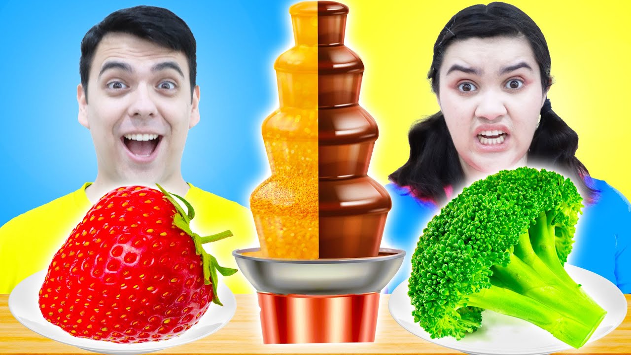 I Tried the Chocolate Fountain Fondue Challenge