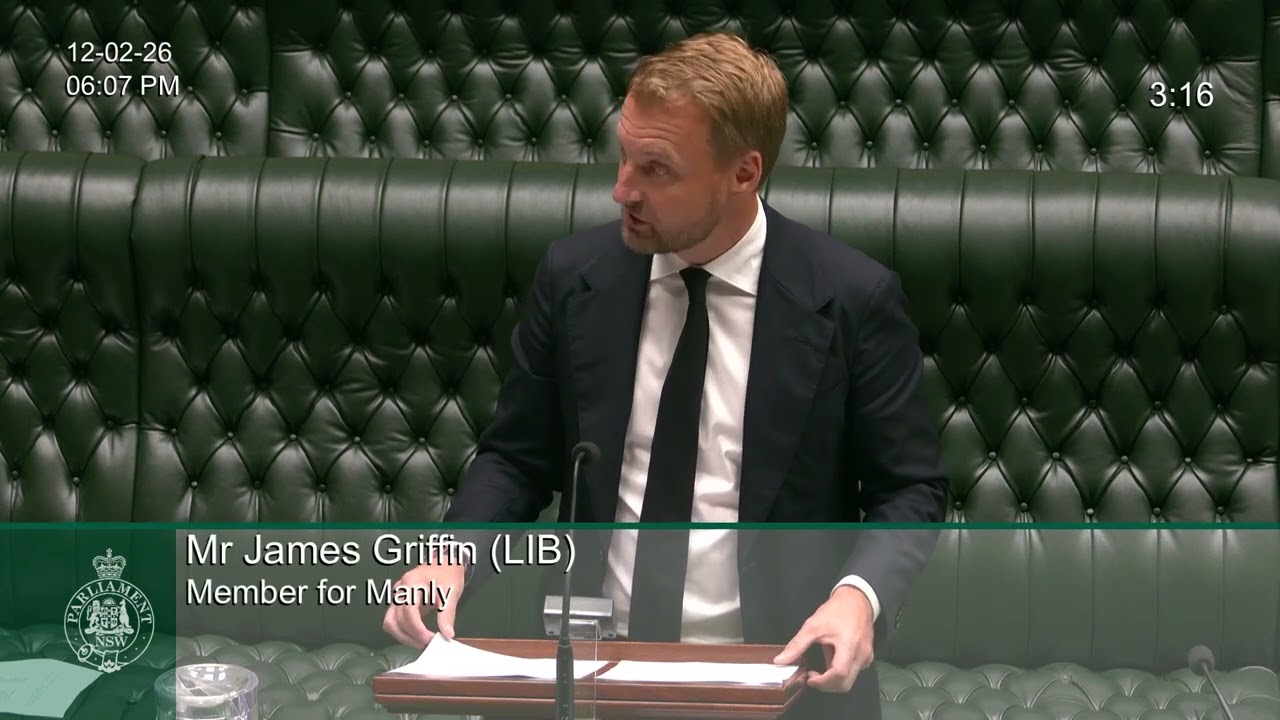 James Griffin MP Private Members' Statement - Northern Beaches Women's Shelter