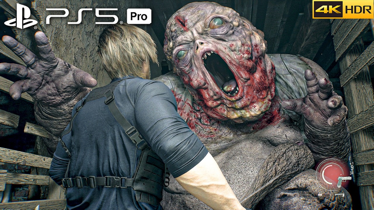 Resident Evil Requiem 9 - Leon Vs Giant Baby Boss Fight [PS5 PRO 4K 60FPS HDR]