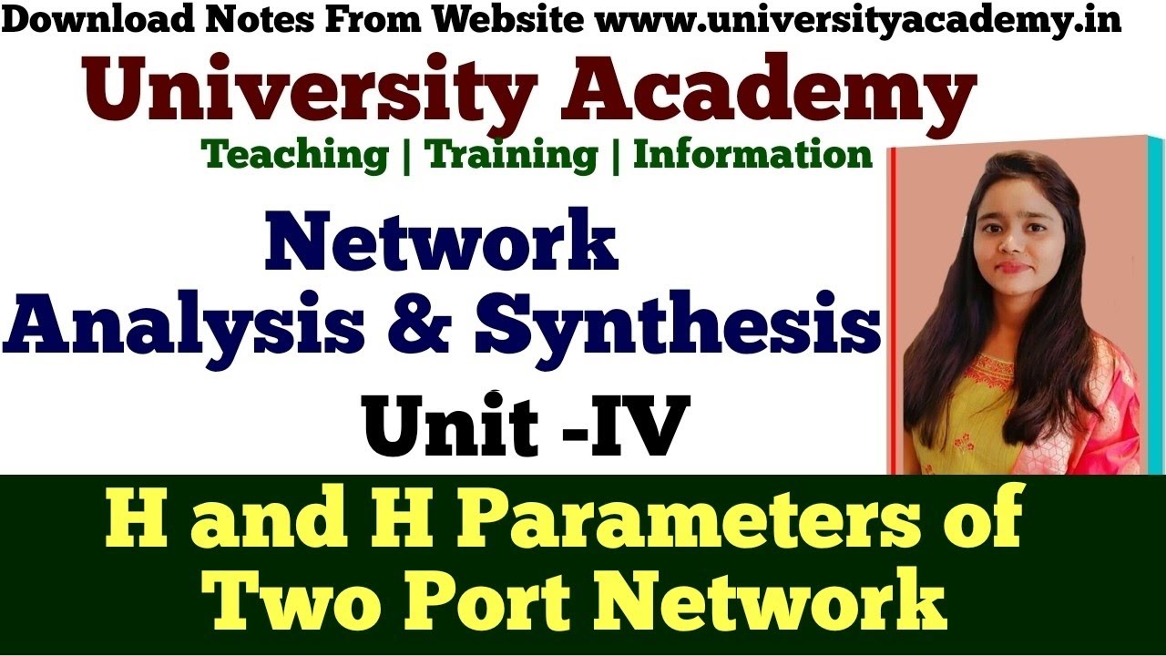 NAS32: H and H Parameters of two port network | Hybrid Parameters in Two Port Networks