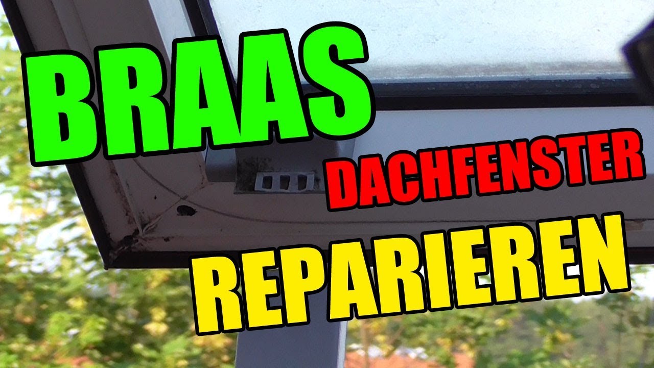 Braas Dachfenster Delta Atelier defekten Griff / Griffkonsolen reparieren
