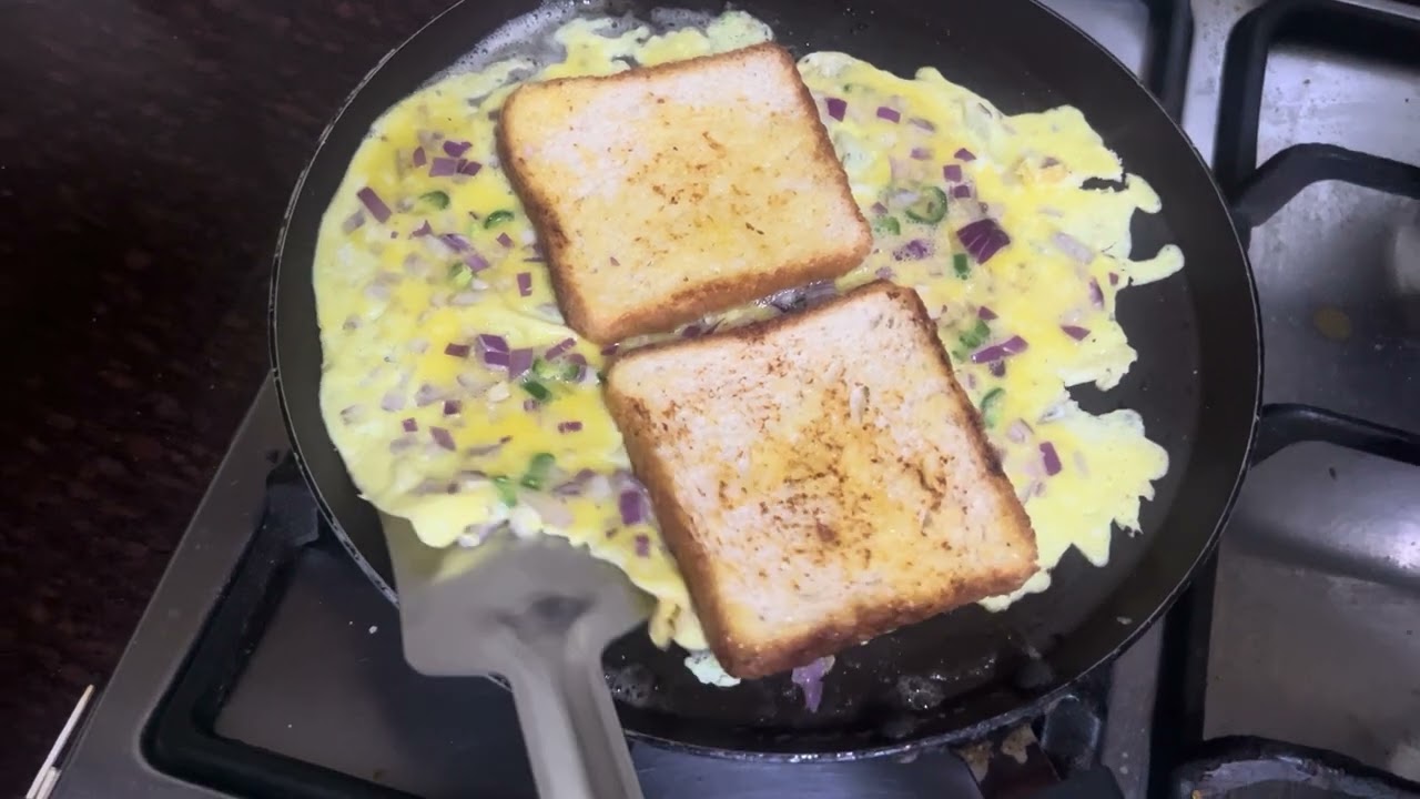 Easy breakfast | Bread omelette sandwich 🥪 | Bread omelette 
