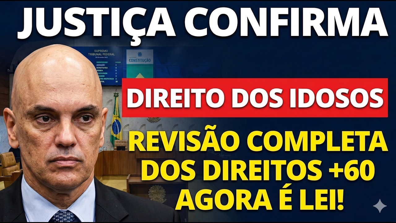 TEM MAIS DE 60 ANOS? ENTÃO TEM DIREITO A RECEBER ESSES 10 BENEFÍCIOS! ESTATUTO DOS IDOSOS 2026!