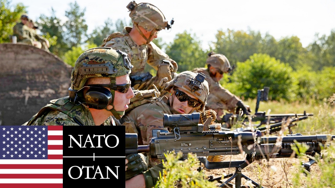 U.S. Army Soldiers During Live-Fire Exercises in Poland, NATO