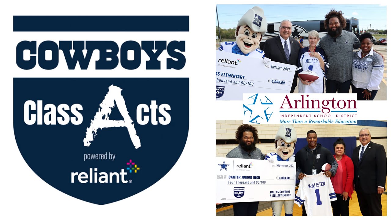 Dallas Cowboys/Reliant Energy Class Acts picks two Arlington ISD Teachers