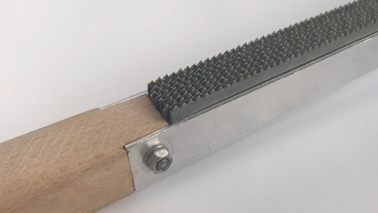 HOW TO MAKE A RASP WITH BROKEN BAND SAW BLADE