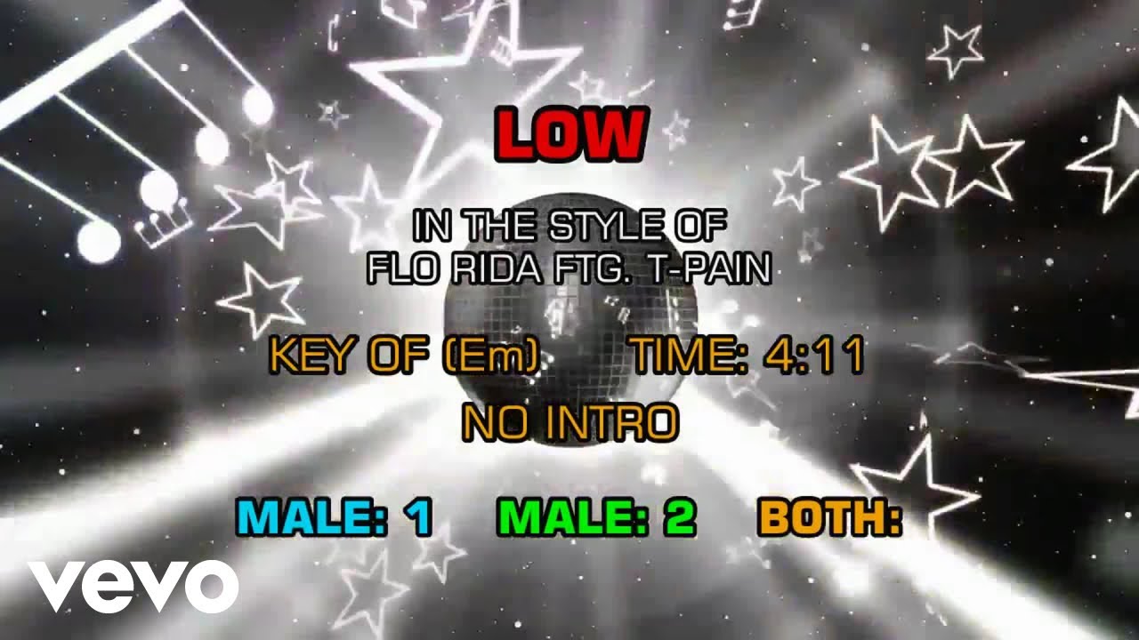 Flo Rida, T-Pain - Low (Karaoke)