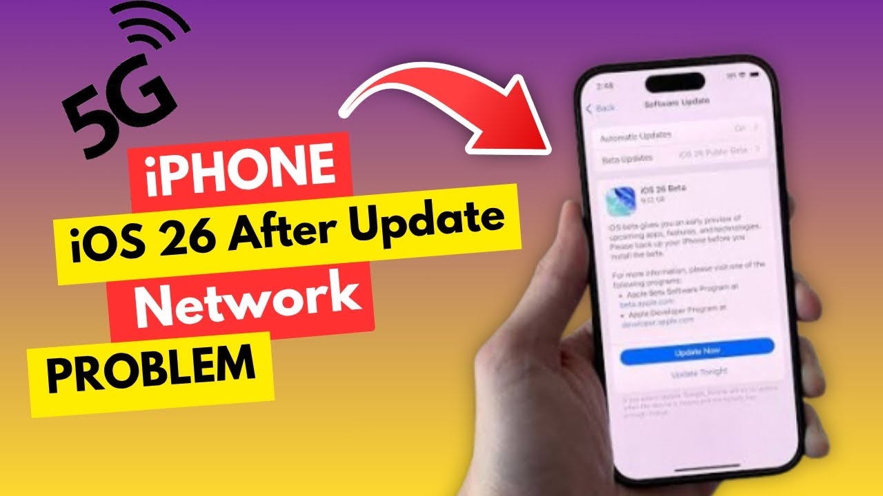 iPhone iOS 26 After Update Network Problem | iPhone Network Problem Solve