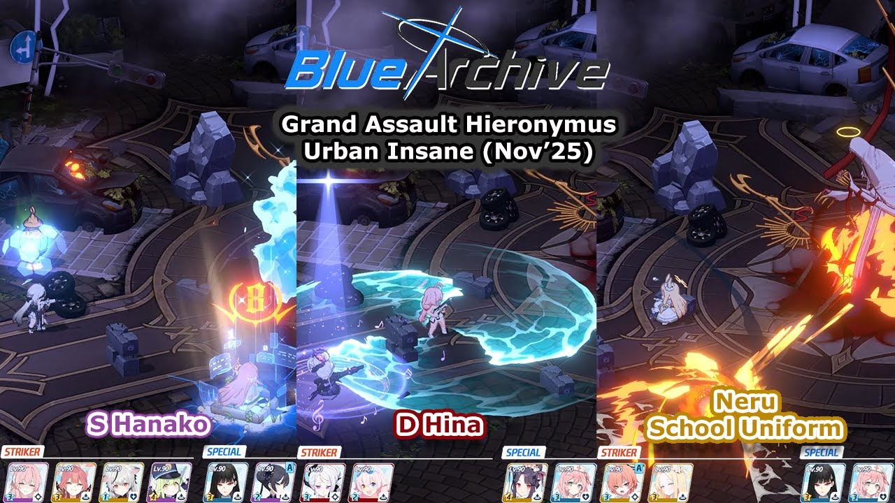Blue Archive Global - Grand Assault Hieronymus Urban Insane (Nov'25)