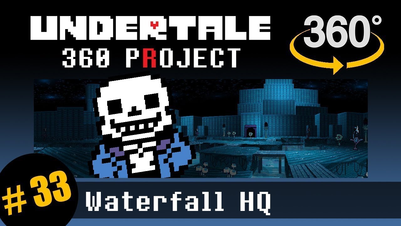 Водопады в 360 (Без лагов): Undertale 360 Project #33