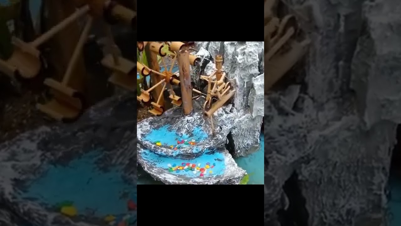 Water fountain , water wheel