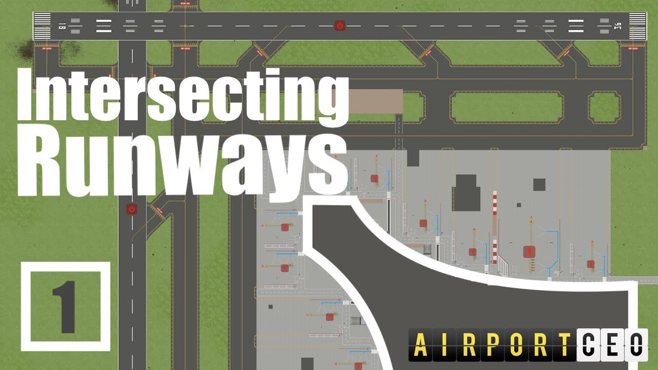Airport CEO -  Intersecting Runways | Timelapse ep.1