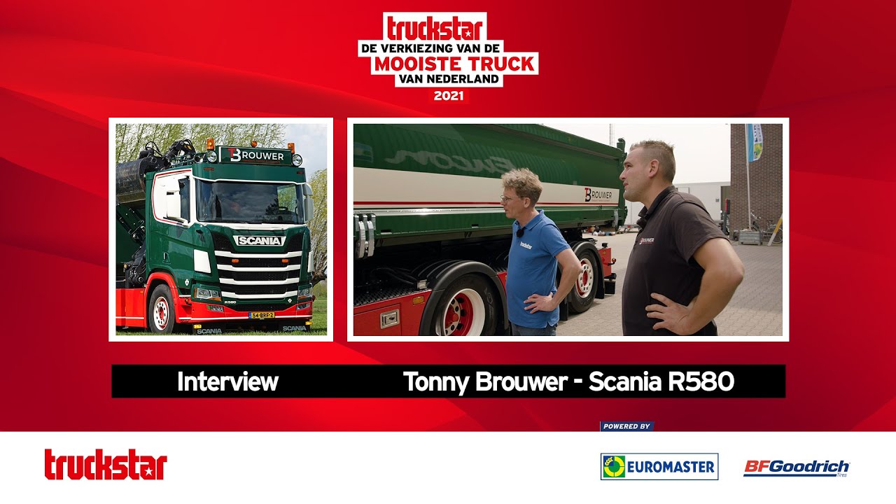 Scania R580 T. Brouwer - Mooiste Truck van Nederland 2021