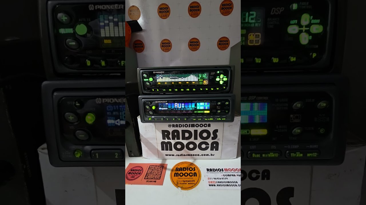 Pioneer DEQ-9200 e KEH-P8200 O par perfeito! Em RADIOSMOOCA.COM.BR