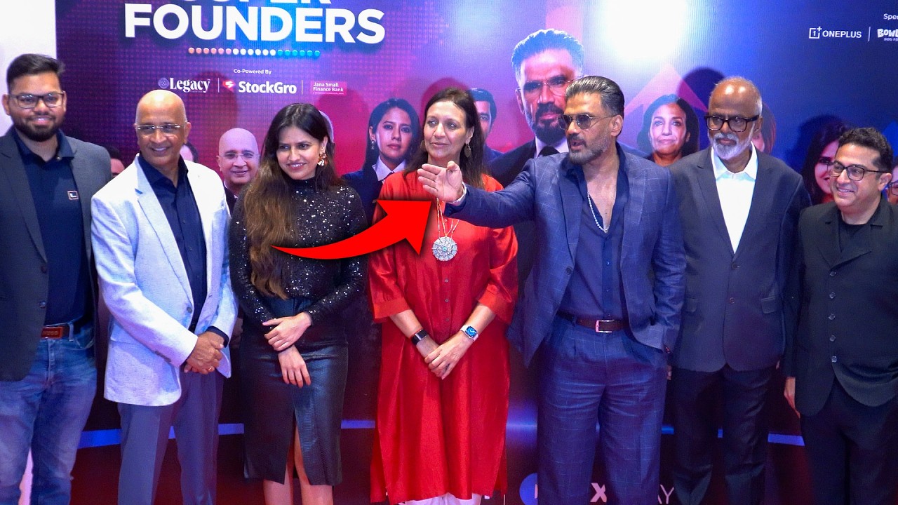Suniel Shetty at Bharat Ke Super Founders 100 Crore Celebration | Grand Star-Studded Night in Juhu