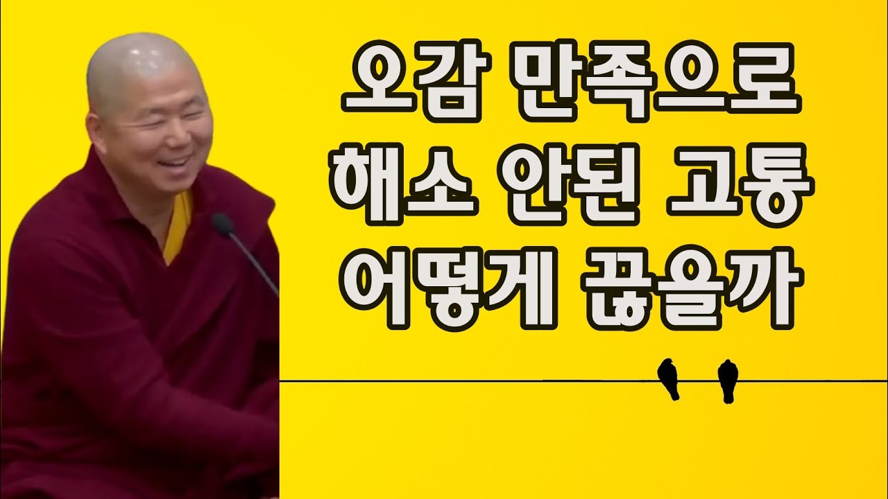 슬픔을 환영하면 좋은 점 #용수스님 #용기 #세첸코리아