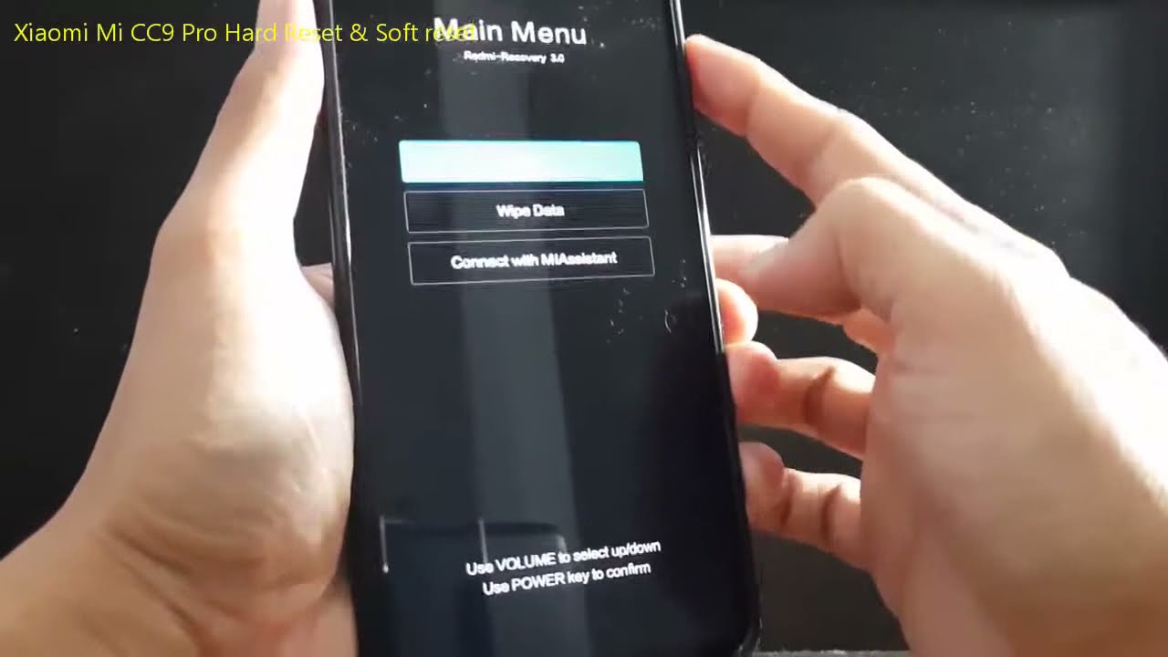 How to Hard Reset Xiaomi Mi CC9 Pro