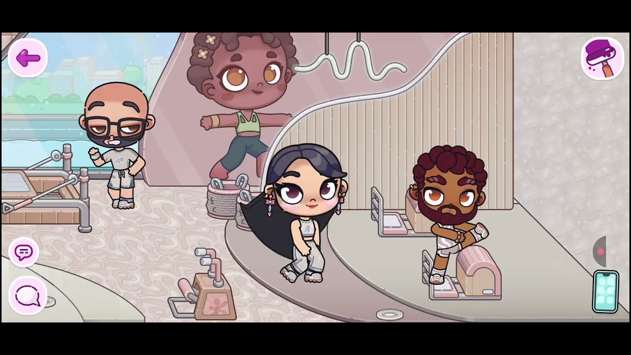 Llego la nueva actualizacion a avatar world 🌎 ♥️ Estudio de pilates 