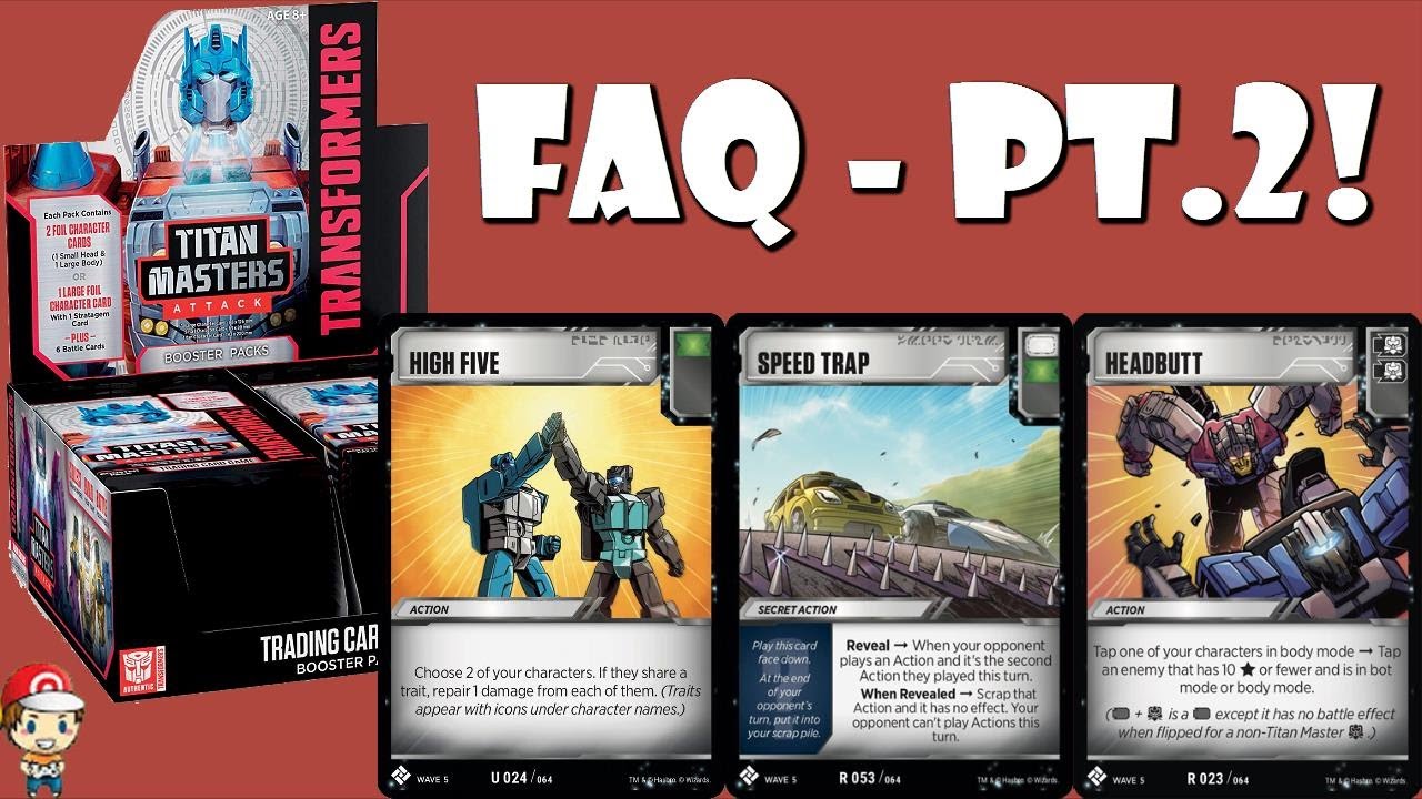 Transformers TCG FAQ - Pt.2 (Titan Masters Attack) - Important New Rules