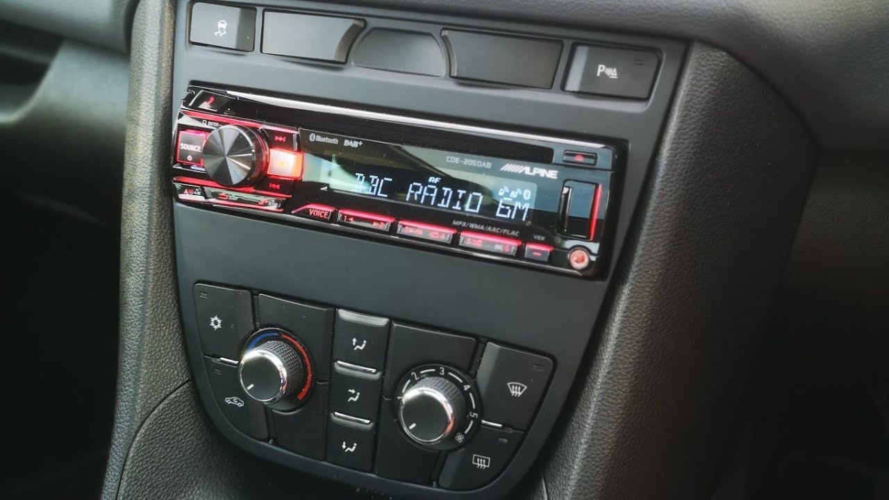 Opel/Vauxhall Meriva B stereo head unit upgrade