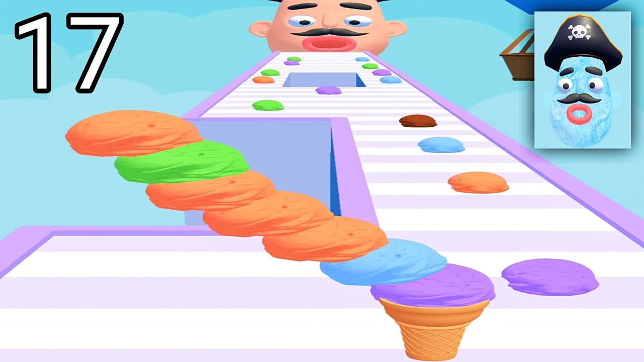 Stacky Ice Cream Runner! Satisfying and Relaxing Gameplay Part 17
