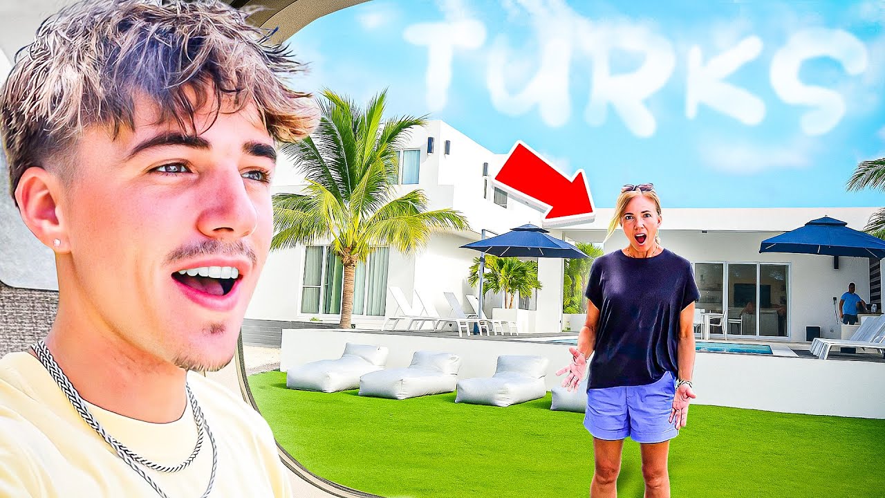 I FLEW TO TURKS AND CAICOS TO SURPRISE MY MOM...