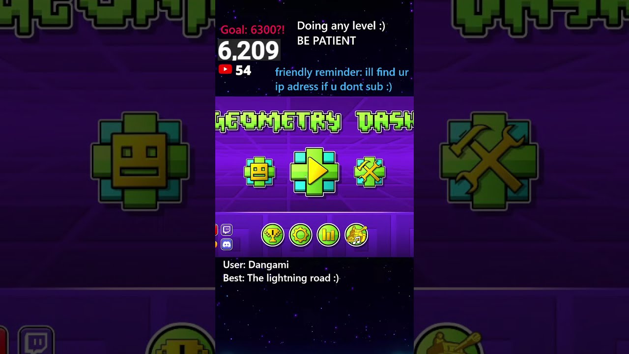 trying to beat retro circles (: doing viewer levels! SUB=COOL :)
