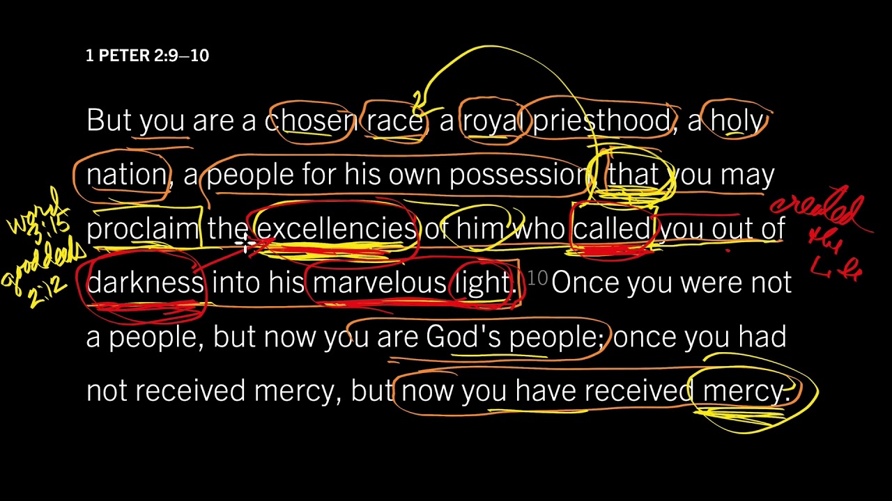 Why You Exist in the World: 1 Peter 2:9–10, Part 2