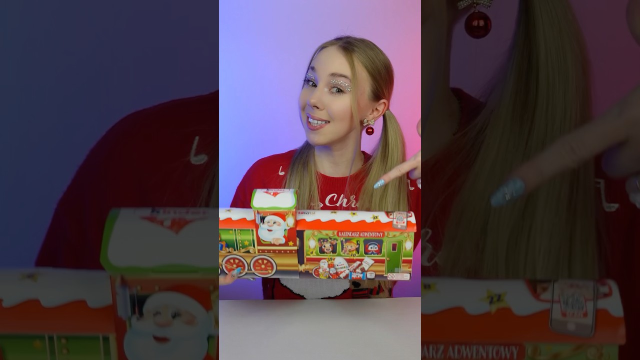 KALENDARZ ADWENTOWY KINDER LOKOMOTYWA 🚂 #kalendarzadwentowy #kinder #pattje #otwieram #słodycze