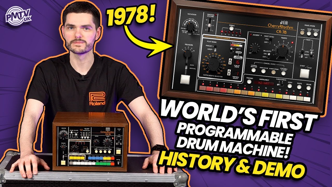 Exploring The Timeless Roland CR-78 Drum Machine & How The TR-8S Keeps Its Legacy ALIVE!