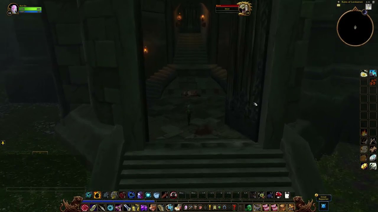 Crest of Lordaeron Location inside Ruins of Lordaeron, WoW Forever (spawn 1/2)
